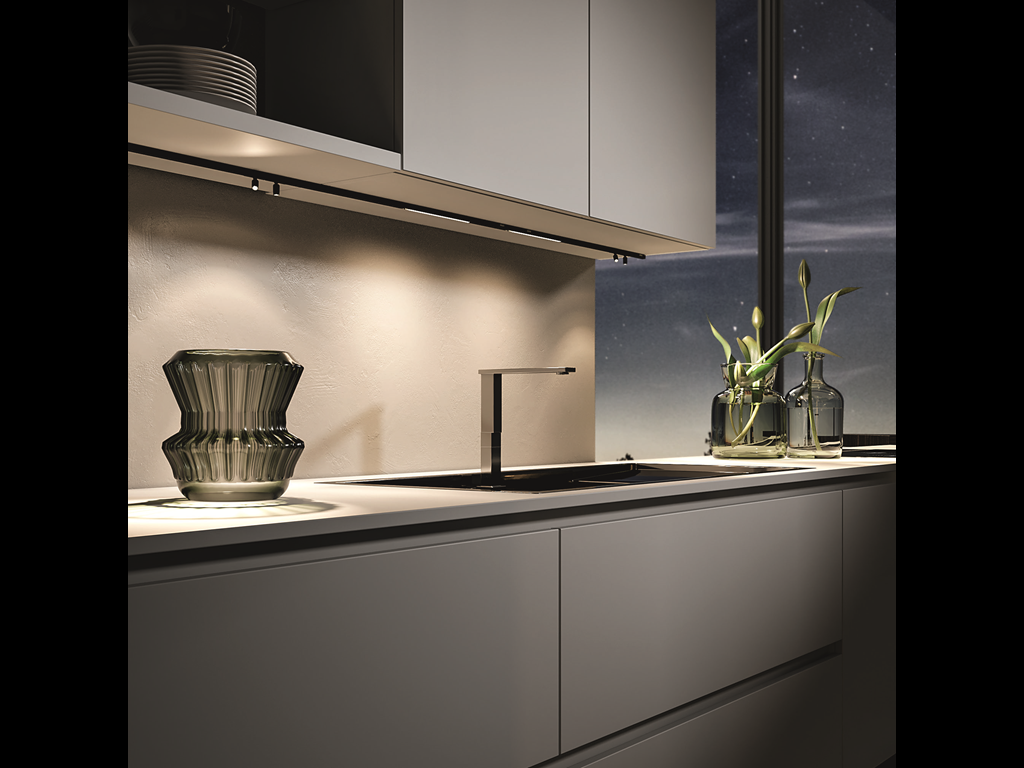 Connettore Input per Mini Rail Nero con Cavo cm.200 | Luce Viva - immagine 3